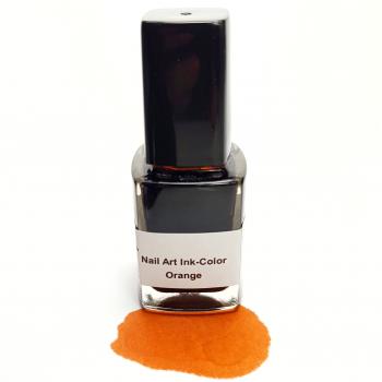 Nail Art Ink-Color Orange, 12 ml